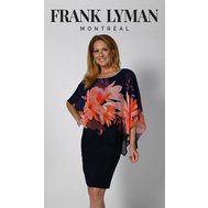 Šaty Frank Lyman tm.modré s květy